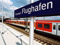 Photo: Train at Düsseldorf airport